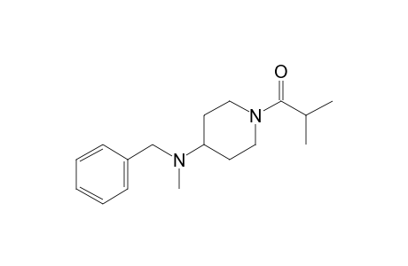 N-Benzyl-N-methyl-4-piperidinamine, N'-(2-methylpropionyl)-