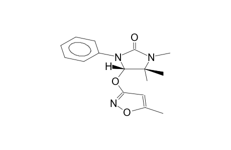 1-phenyl-3,4,4-trimethyl-5-(5-methyl-3-isoxazolyloxy)imidazolidin-2-one