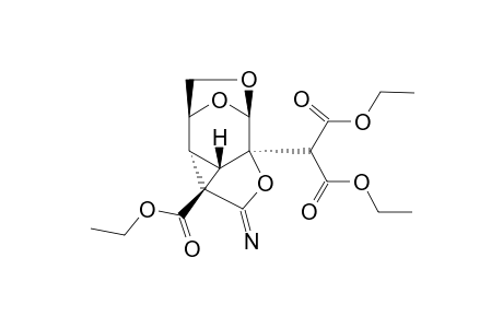 (1R,2S,5R,6S,9S,10S)-6-[BIS-(ETHOXYCARBONYL)-METHYL]-8-IMINO-9-ETHOXYCARBONYL-4,7,11-TRIOXATETRACYCLO-[4.3.1.1(2,5).0(9,10)]-UNDECENE