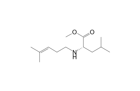 (2S)-4-methyl-2-(4-methylpent-3-enylamino)pentanoic acid methyl ester