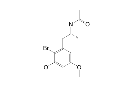 (2S)-N-ACETYL-1-(2'-BROMO-3',5'-DIMETHOXYPHENYL)-2-AMINOPROPANE