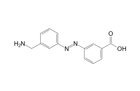 3-{[(3-Aminomethyl)phenyl]diazenyl}benzoic Acid