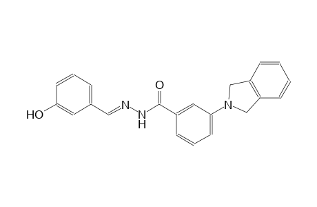 benzoic acid, 3-(1,3-dihydro-2H-isoindol-2-yl)-, 2-[(E)-(3-hydroxyphenyl)methylidene]hydrazide