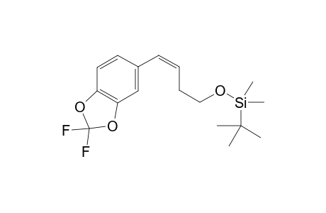 (Z)-tert-Butyl((4-(2,2-difluorobenzo[d][1,3]dioxol-5-yl)but-3-en-1-yl)oxy)dimethylsilane