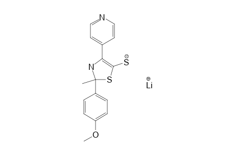 LITHIUM-2-(4-METHOXYPHENYL)-2-METHYL-4-(PYRIDIN-4-YL)-2,3-DIHYDRO-1,3-THIAZOLE-5-THIOLATE