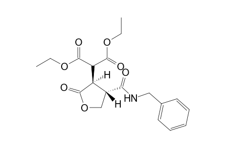 Diethyl 2-((3R,4S)-4-(benzylcarbamoyl)-2-oxotetrahydrofuran-3-yl)malonate