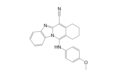 11-(4-methoxyanilino)-7,8,9,10-tetrahydrobenzimidazo[1,2-b]isoquinoline-6-carbonitrile