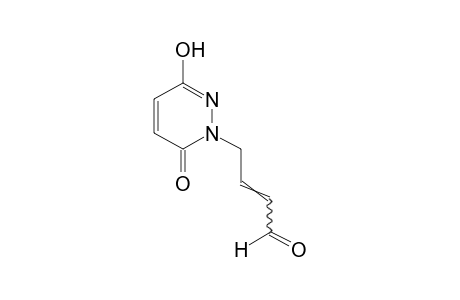 3-HYDROXY-6-OXO-1(6H)-PYRIDAZINECROTONALDEHYDE