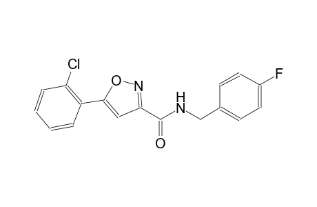 3-isoxazolecarboxamide, 5-(2-chlorophenyl)-N-[(4-fluorophenyl)methyl]-