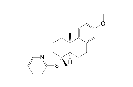 13-Methoxy-4.alpha.-(2'-pyridylthio)-18-norpodocarpa-8,11,13-triene
