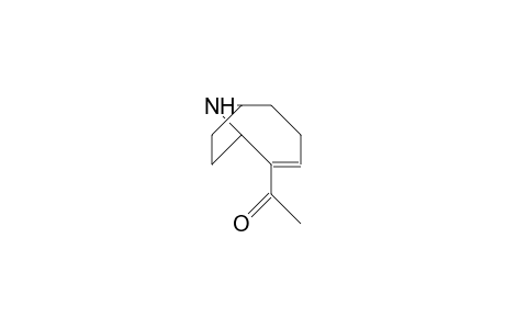 2-Acetyl-9-aza-bicyclo(4.2.1)non-2-ene