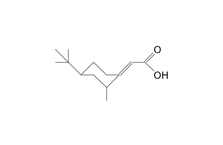 (E,2S,4R)-(+)-(2-Methyl-4-tert-butyl-cyclohexylidene)-acetic acid