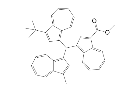 3-[(3-tert-butyl-1-azulenyl)-(3-methyl-1-azulenyl)methyl]-1-azulenecarboxylic acid methyl ester