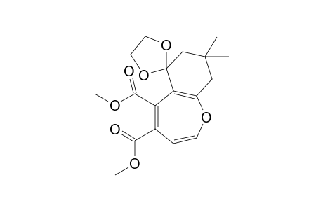 8,8-Dimethyl-8,9-Dihydrospiro[benzo[b]oxepin-6(7H),2'-[1,3]dioxolan]-4,5-dicarboxylic acid-dimethylester