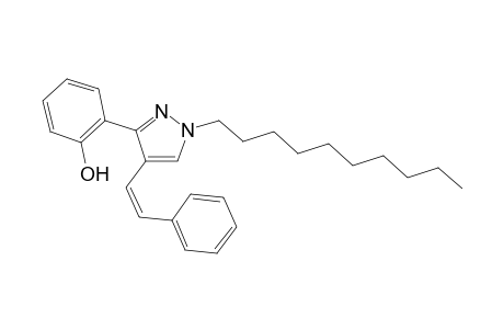 (Z)-1-Decyl-3-(2-hydroxyphenyl)-4-styryl-1H-pyrazole