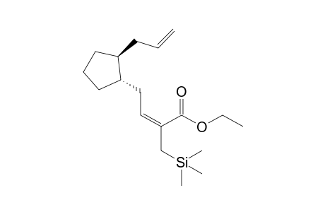 (E)-4-[(1S,2S)-2-allylcyclopentyl]-2-(trimethylsilylmethyl)but-2-enoic acid ethyl ester