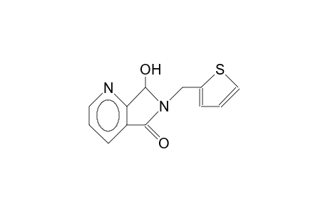 6,7-Dihydro-7-hydroxy-6-(2-thienyl-methyl)-pyrrolo(3,4-B)pyridin-5-one