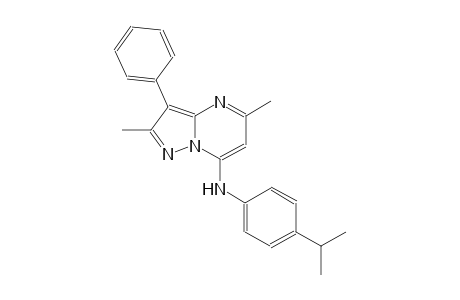 N-(4-isopropylphenyl)-2,5-dimethyl-3-phenylpyrazolo[1,5-a]pyrimidin-7-amine