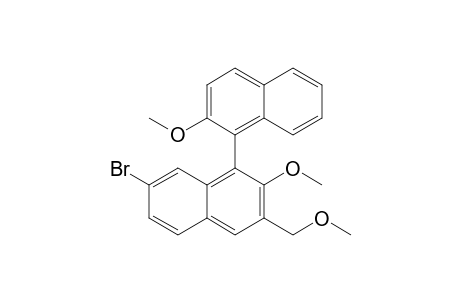 7-Bromo-2,2'-dimethoxy-3-(methoxymethyl)-1,1'-binaphthalene