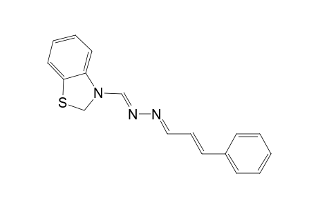 2-Propenal, 3-phenyl-, (3-methyl-2(3H)-benzothiazolylidene)hydrazone