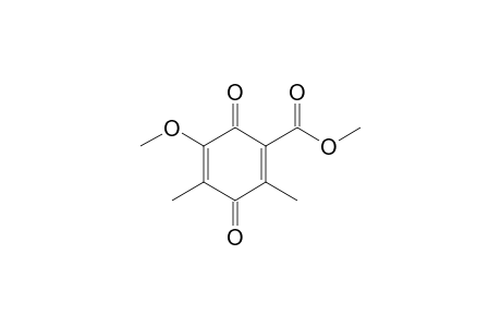 Methyl 3,5-dimethyl-6-methoxy-p-benzoquinone-2-carboxylate