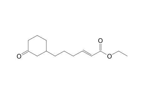 (E)-Ethyl 6-(3-oxocyclohexyl)-2-hexenoate