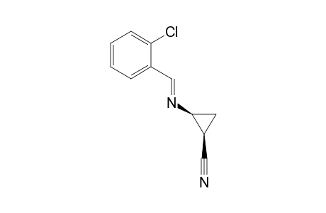 cis-2-{[(2-Chlorophenyl)methylene]amino}cyclopropanecarbonitrile