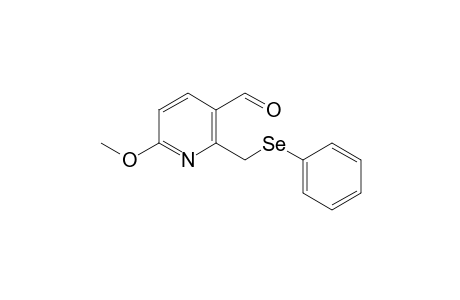 6-Methoxy-2-(phenylselenylmethyl)nicotinaldehyde