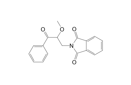 N-(2-Methoxy-3-oxo-3-phenylpropyl)phthalimide