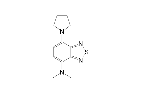 N,N-dimethyl-7-(1-pyrrolidinyl)-2,1,3-benzothiadiazol-4-amine