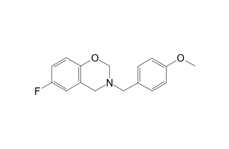 6-Fluoranyl-3-[(4-methoxyphenyl)methyl]-2,4-dihydro-1,3-benzoxazine
