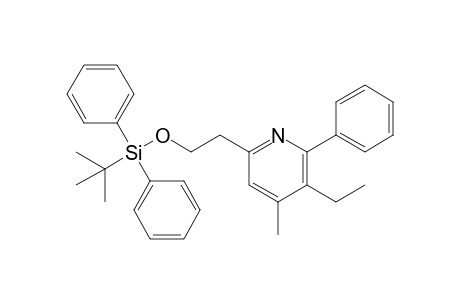 tert-Butyl-[2-(5-ethyl-4-methyl-6-phenyl-2-pyridyl)ethoxy]-diphenyl-silane