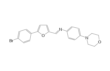 benzenamine, N-[(E)-[5-(4-bromophenyl)-2-furanyl]methylidene]-4-(4-morpholinyl)-