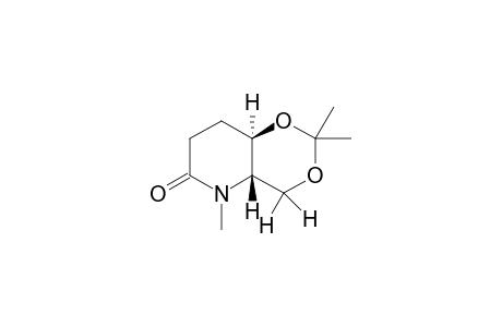 (4aS,8aR)-2,2,5-Trimethyl-1,3-dioxa-5-azadecalin-6-one