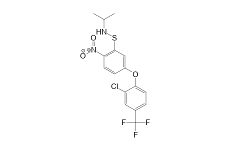 Benzenesulfenamide, 5-[2-chloro-4-(trifluoromethyl)phenoxy]-N-(1-methylethyl)-2-nitro-