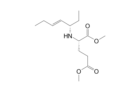 (S)-Dimethyl 2-((S,E)-hept-4-en-3-ylamino)glutarate