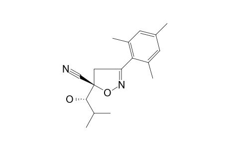 (5R)-5-[(1S)-1-hydroxy-2-methylpropyl]-3-(2,4,6-trimethylphenyl)-4H-1,2-oxazole-5-carbonitrile