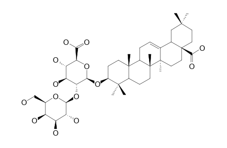 3-O-BETA-[GALACTOPYRANOSYL-(1->2)-GLUCURONOPYRANOSYL]-OLEANOLIC-ACID