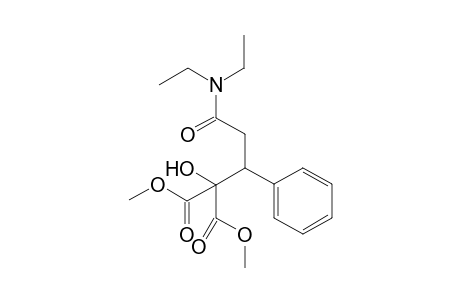 Dimethyl 2-[3-(Diethylamino)-3-oxo-1-phenylpropyl]-2-hydroxypropanedioate