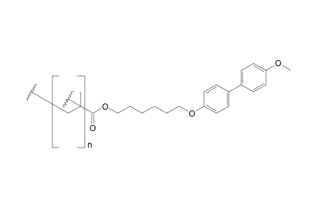 6-[(4'-methoxy-4-biphenylyl)oxy]-1-hexanol, methacrylate(polymer)
