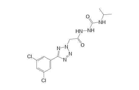 1-{[5-(3,5-dichlorophenyl)-2H-tetrazol-2-yl]acetyl}-4-isopropylsemicarbazide