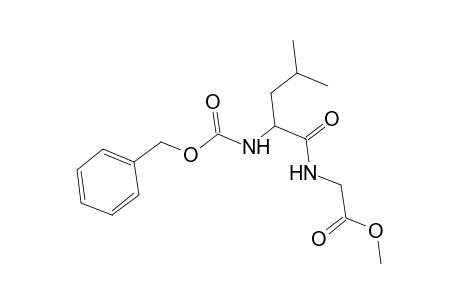 Glycine, N-[N-[(phenylmethoxy)carbonyl]-L-leucyl]-, methyl ester