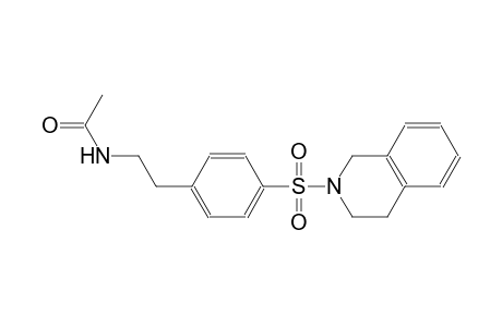 acetamide, N-[2-[4-[(3,4-dihydro-2(1H)-isoquinolinyl)sulfonyl]phenyl]ethyl]-