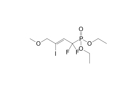 (E)-Diethyl 1,1-difluoro-3-iodo-3-methoxymethyleneprop-2-en-1-phosphonate