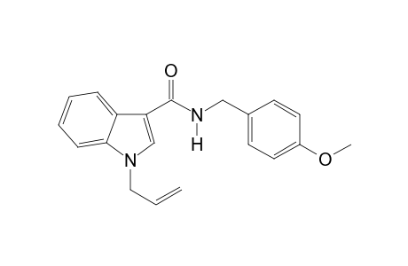 N-(4-Methoxybenzyl)-1-(prop-2-en-1-yl)-1H-indole-3-carboxamide