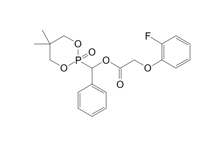 2-(2-fluorophenoxyacetoxy)(phenyl)methyl-5,5-dimethyl-1,3,2-dioxaphospha-2-onephosphonate