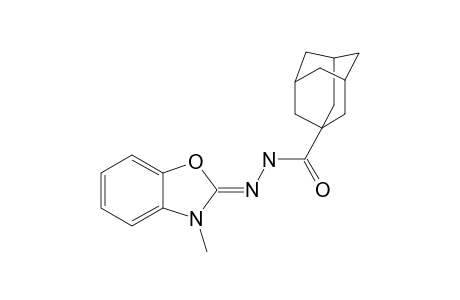 ADAMANTANE-1-CARBOXYLIC_ACID_(3-METHYL-3-H-BENZOXAZOL-2-YLIDENE)-HYDRAZIDE