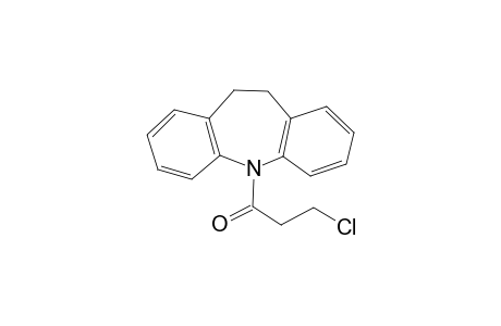 Dibenzo[b,f]perhydroazepine, 11-(3-chloro-1-oxopropyl)-
