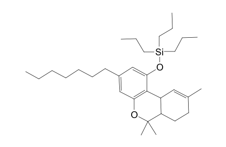 [(3-Heptyl-6,6,9-trimethyl-6a,7,8,10a-tetrahydro-6H-benzo[c]chromen-1-yl)oxy](tripropyl)silane