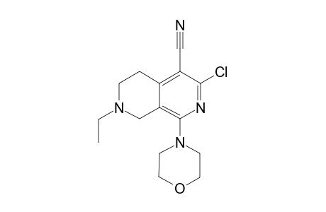 3-Chloro-7-ethyl-1-morpholin-4-yl-5,6,7,8-tetrahydro-[2,7]naphthyridine-4-carbonitrile